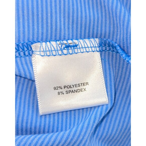 Peter Millar Summer Comfort Blue Polo Shirt XL - Picture 6 of 7